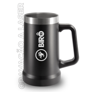 Caneca Térmica Metal 700ml   Gravação Laser Área de gravação 4cm x 12cm